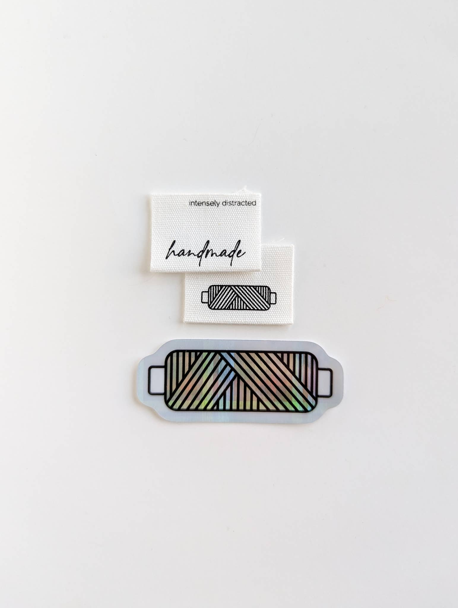 Intensely Distracted – wholesale Sticker – Thread | Vinyl Holographic Sticker2