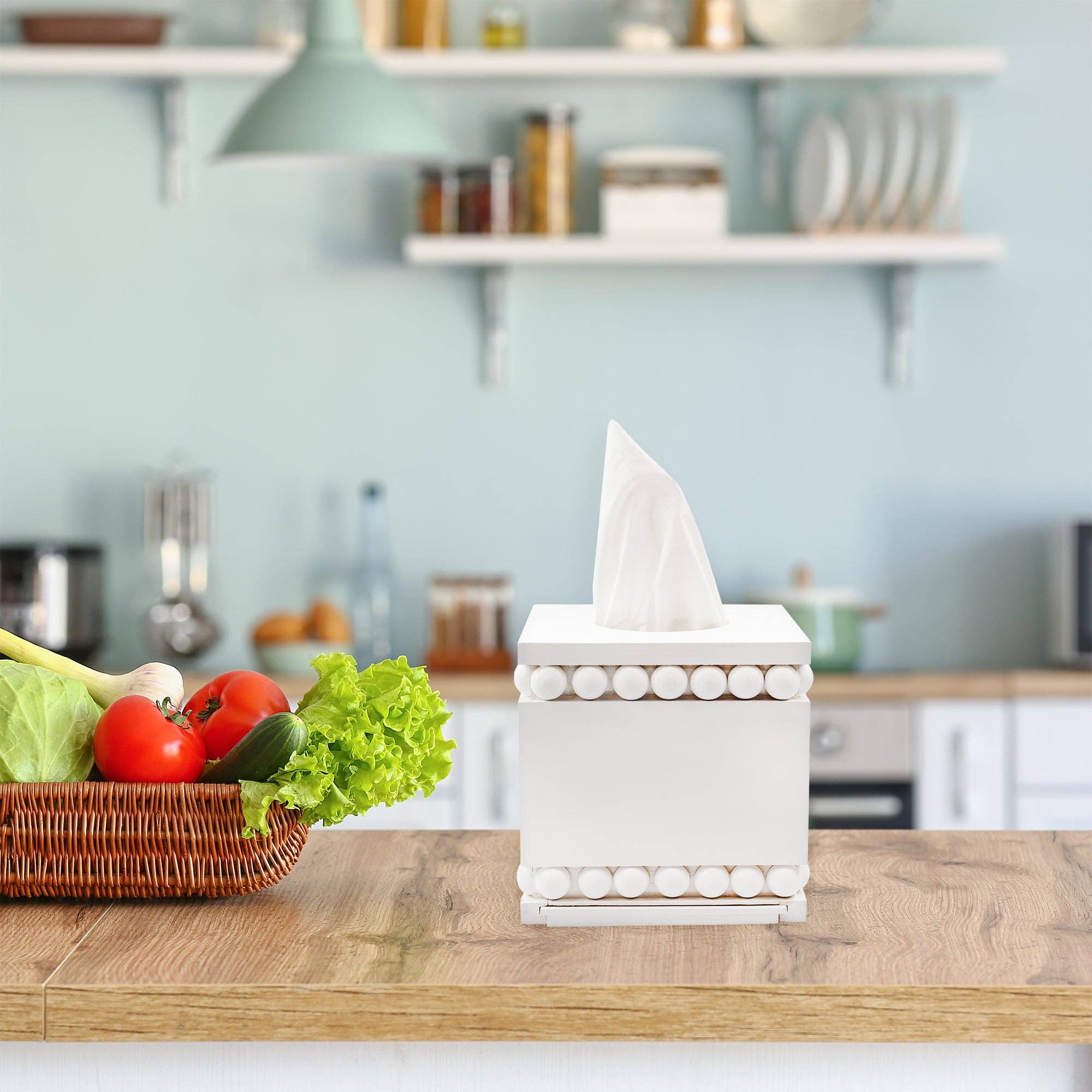 Kurated Korner - Wholesale Tissue Box - AuldHome Design Beaded Tissue Box Cover8