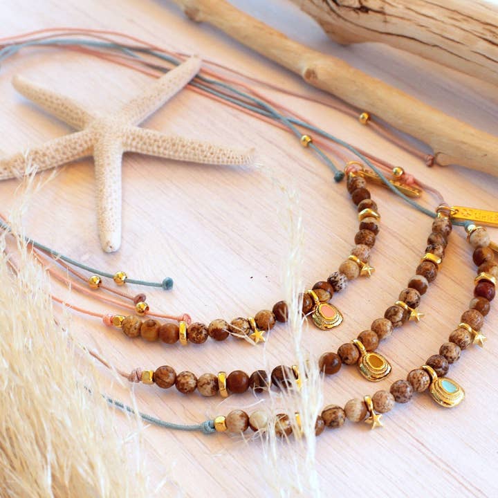 Collana con filo smaltato Mini Boho per la vendita all'ingrosso da parte di Link & Love®