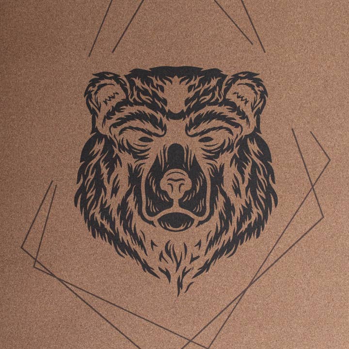 genYOUine - Wholesale Yoga Mat - Cork Yoga Mat - Bear