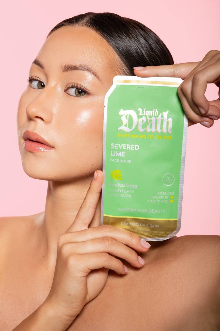 ESW Beauty - Wholesale Skincare Face Mask - Severed Lime Liquid Death Revitalizing Face Mask4