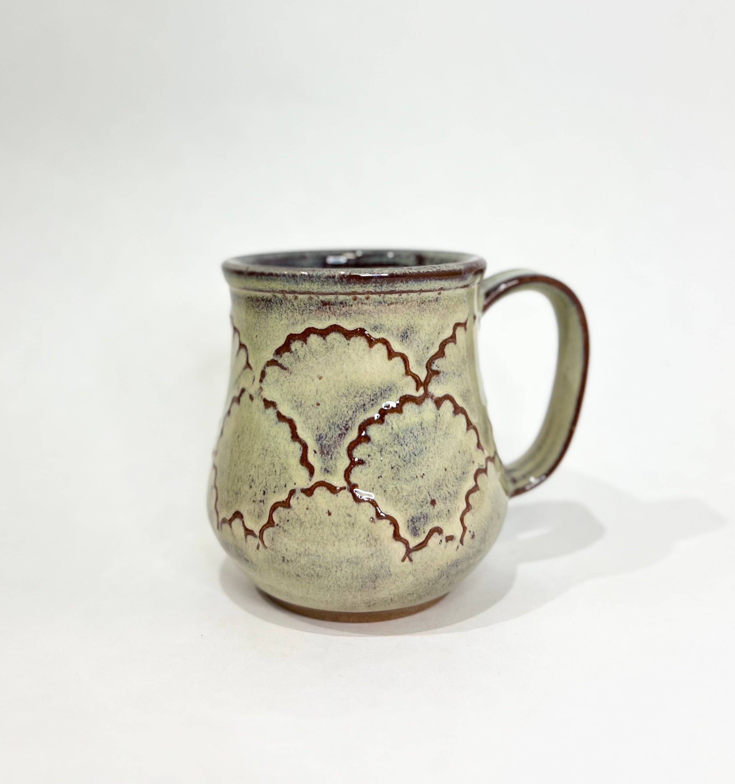 KF Stoneware - Venta al por mayor Taza - Taza de cerámica artesanal con borde festoneado - 530 ml6