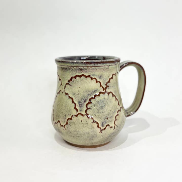 KF Stoneware - Venta al por mayor Taza - Taza de cerámica artesanal con borde festoneado - 530 ml6