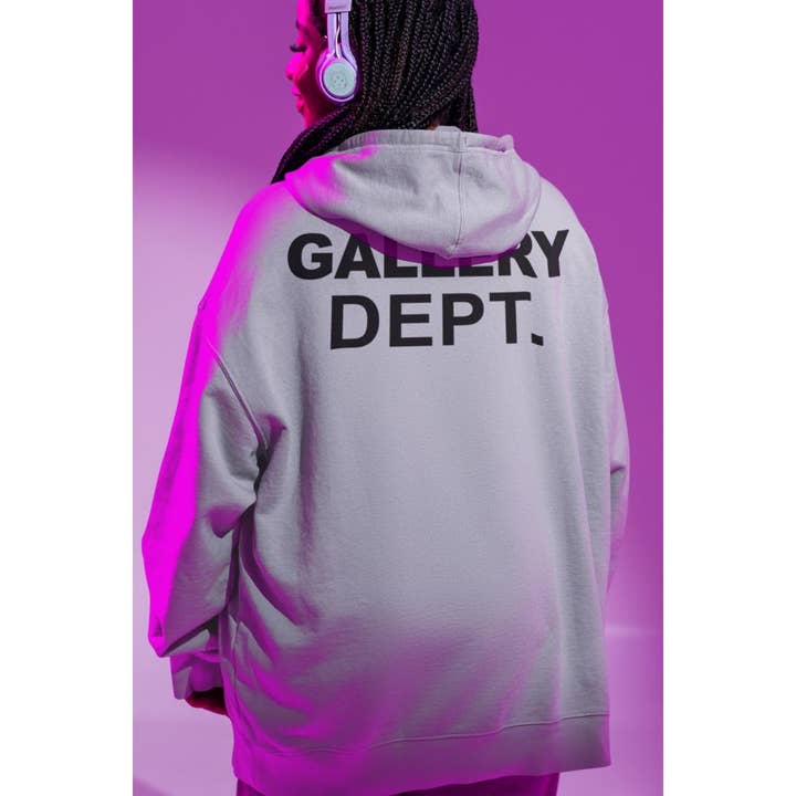 GALLERY DEPT FROUNT BAG GRAPHIC HOODIE for wholesale by Polar bee
