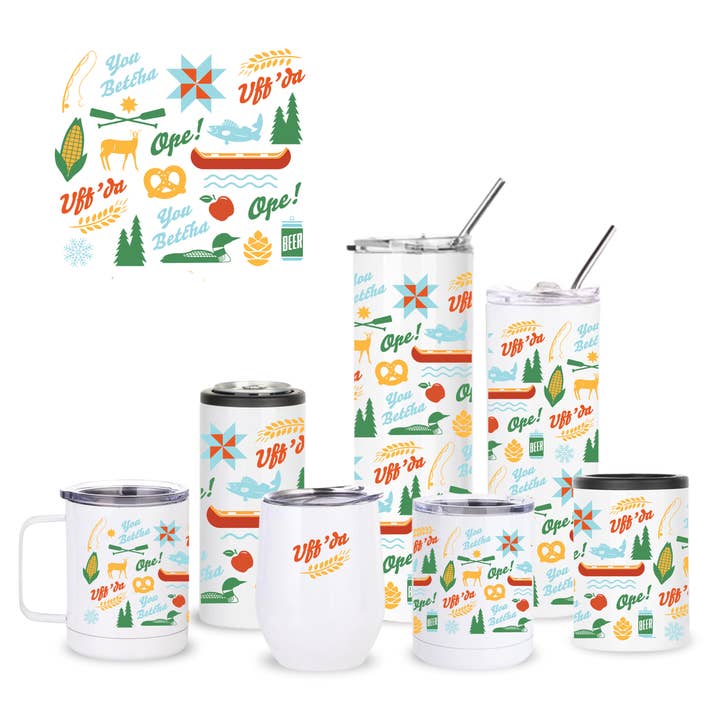 Midwest Icons Insulated Drinkware for wholesale by Creative Compass
