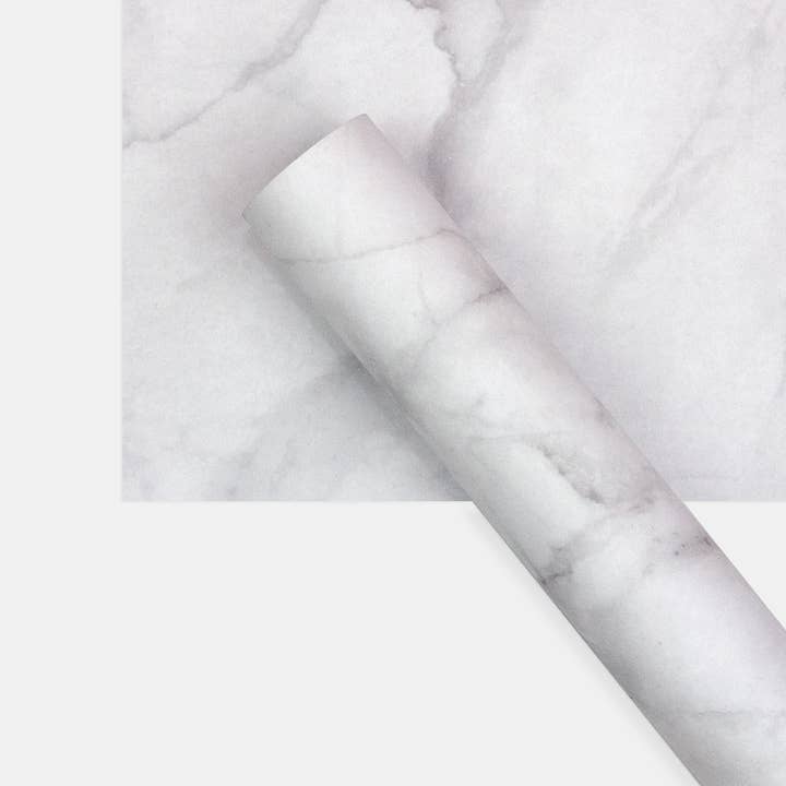 White & Black Marble Double Sided Wrapping Paper for wholesale by TAAB London