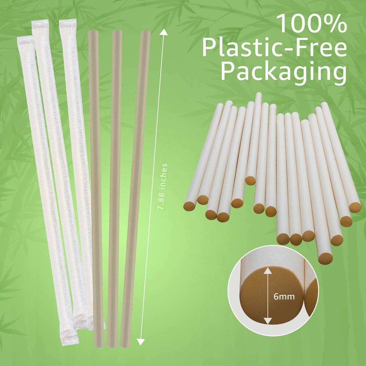 Ibambo - Wholesale Drinking straw - Ibambo Bamboo Disposable Straws - Wrapped - 250 Straws3
