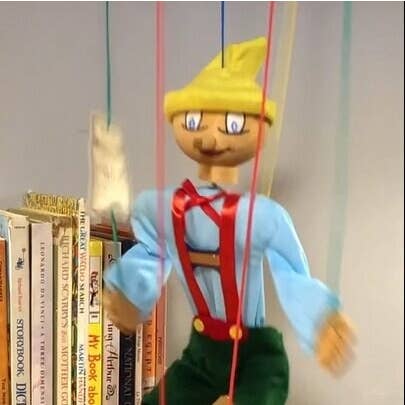 Fish River Crafts - Wholesale Puppet - Kids & Baby - Animated Pinocchio- A Marionette Wooden Action Toy