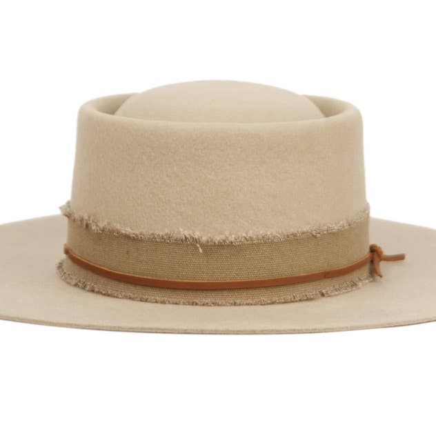 Epoch hats - Wholesale Fedora - Women's - Wide Brim Wool Felt Porkpie Fedora Hat1