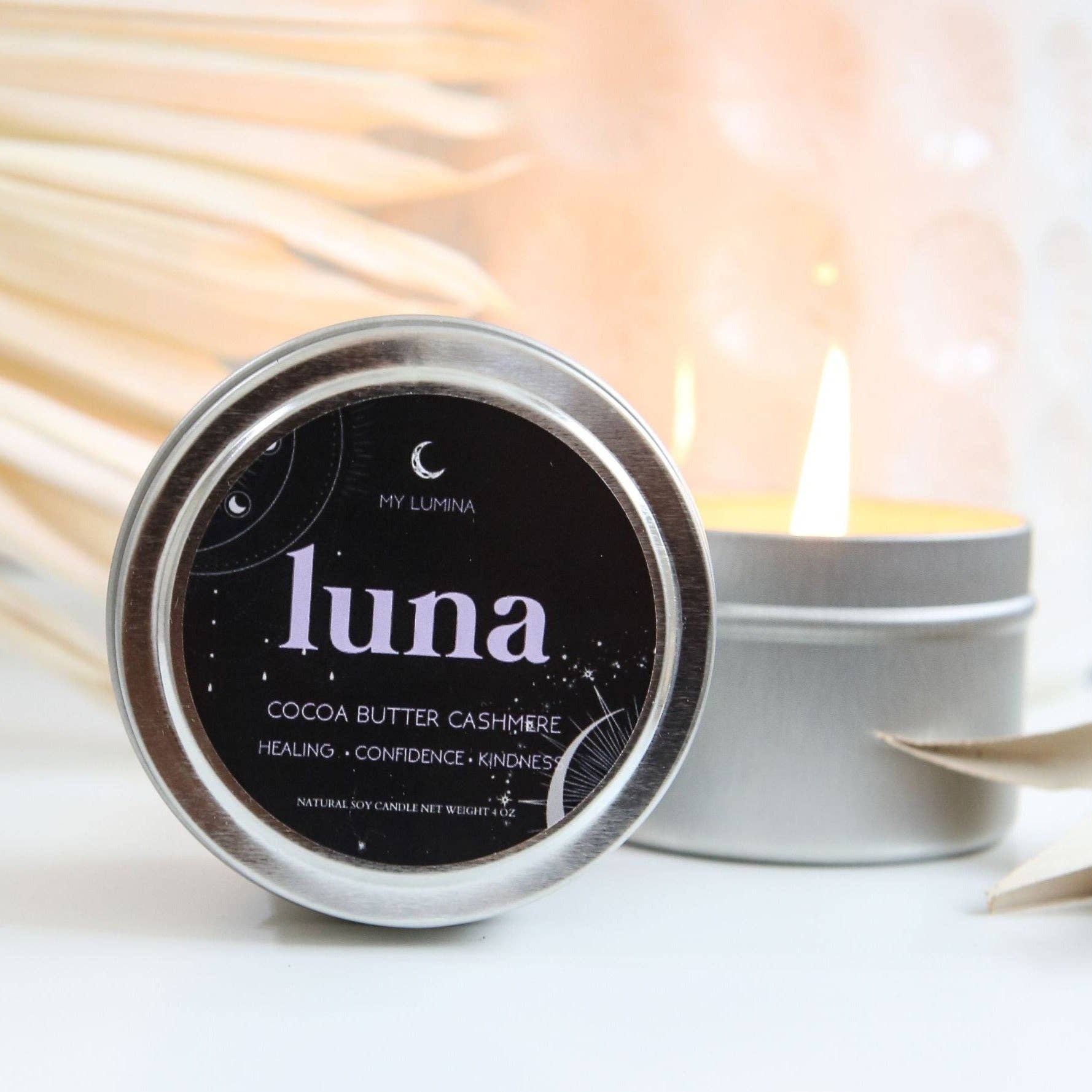 My Lumina - Wholesale Travel Candles - Luna 4 oz Mini Candle