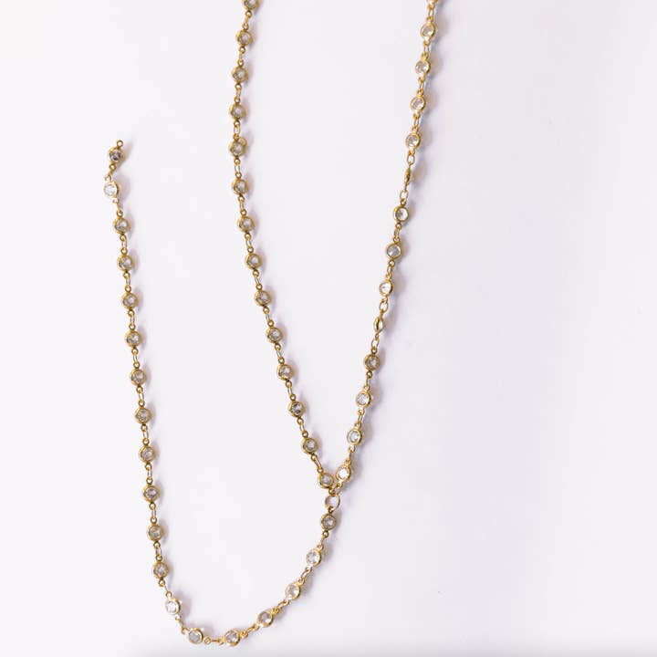 The Crystal Lariat for wholesale by Jay Nicole Designs