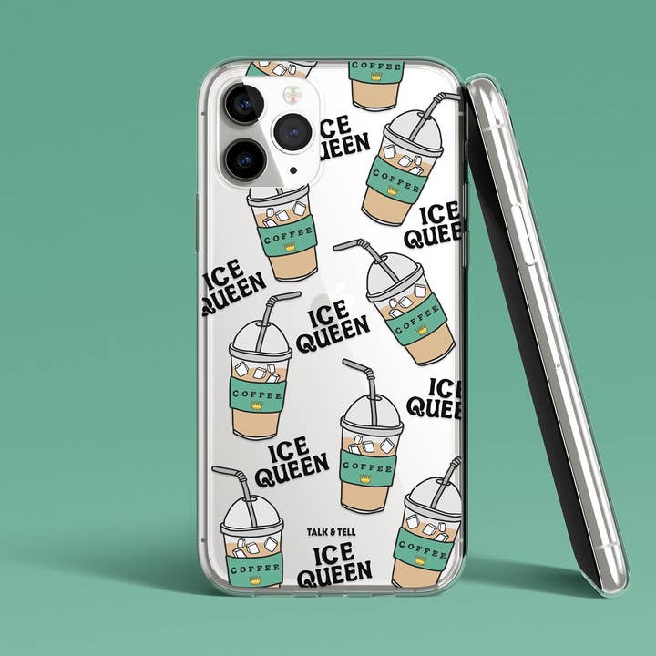 Ice Coffee Queen iPhone-fodral för wholesale av Talk and Tell