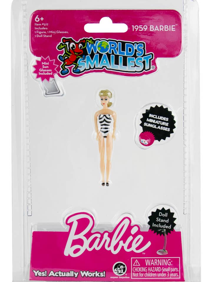 Worlds Smallest Barbie Classic Swimsuit and Spotlight Asst. for wholesale by Super Impulse USA