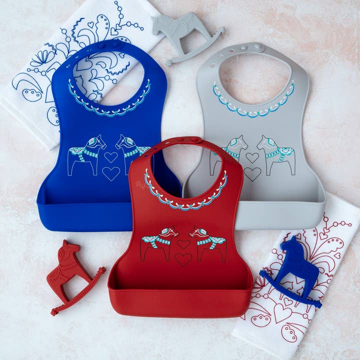 Pufz - Wholesale Bib - Baby - Bib Dala horse2