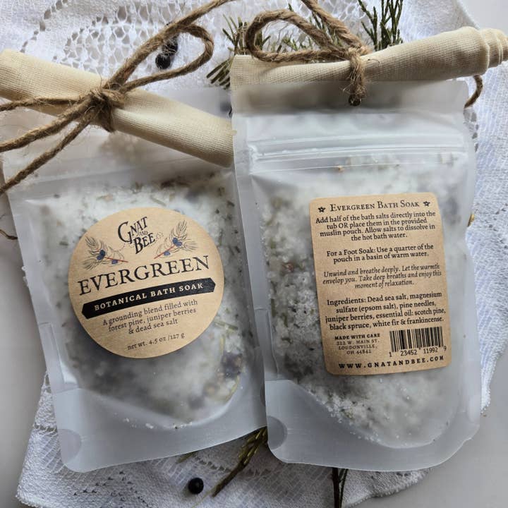 Gnat and Bee - Wholesale Bath Salts - Evergreen Bath Soak