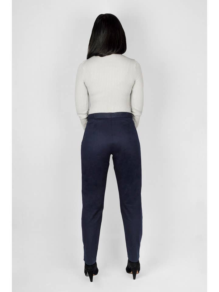 Blue The Flex Waist Pant - Navy for wholesale on Faire