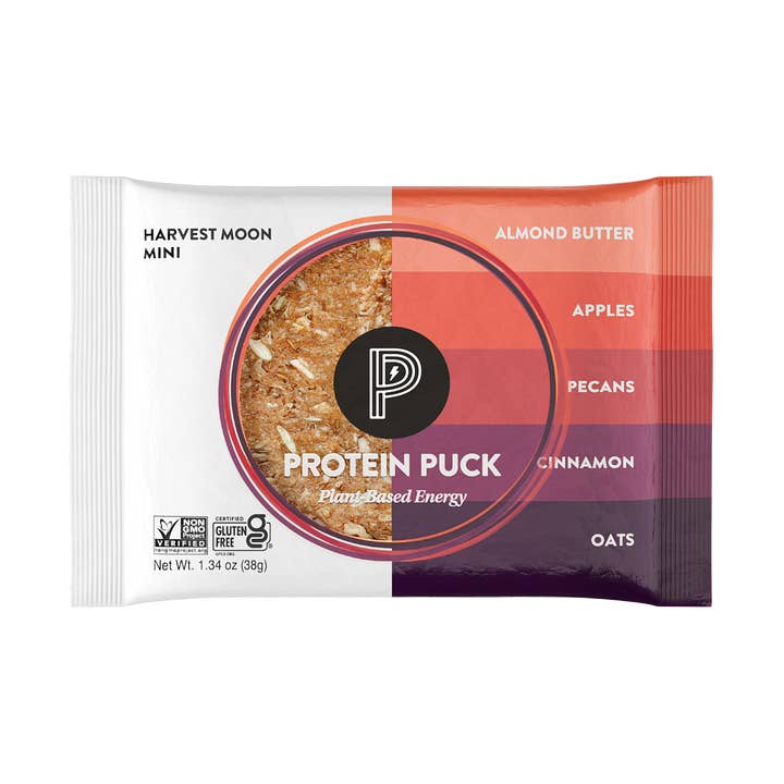Harvest Moon Mini (Apple, Cinnamon, Pecan) (12 - 1.34oz Bars) for wholesale by Protein Puck