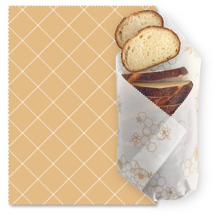 Grandes emballages alimentaires en cire d'abeille pour la vente par Nectar & Nest