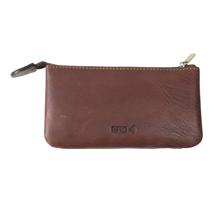 DB Key case/hanger with 2 zippers and parking card pocket for wholesale on Faire