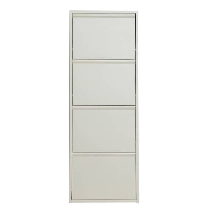 Kodu Home Design - Venta al por mayor Zapateros - Zapatero Nijar, de Acero, en Color Beige, de 50x15x137cm