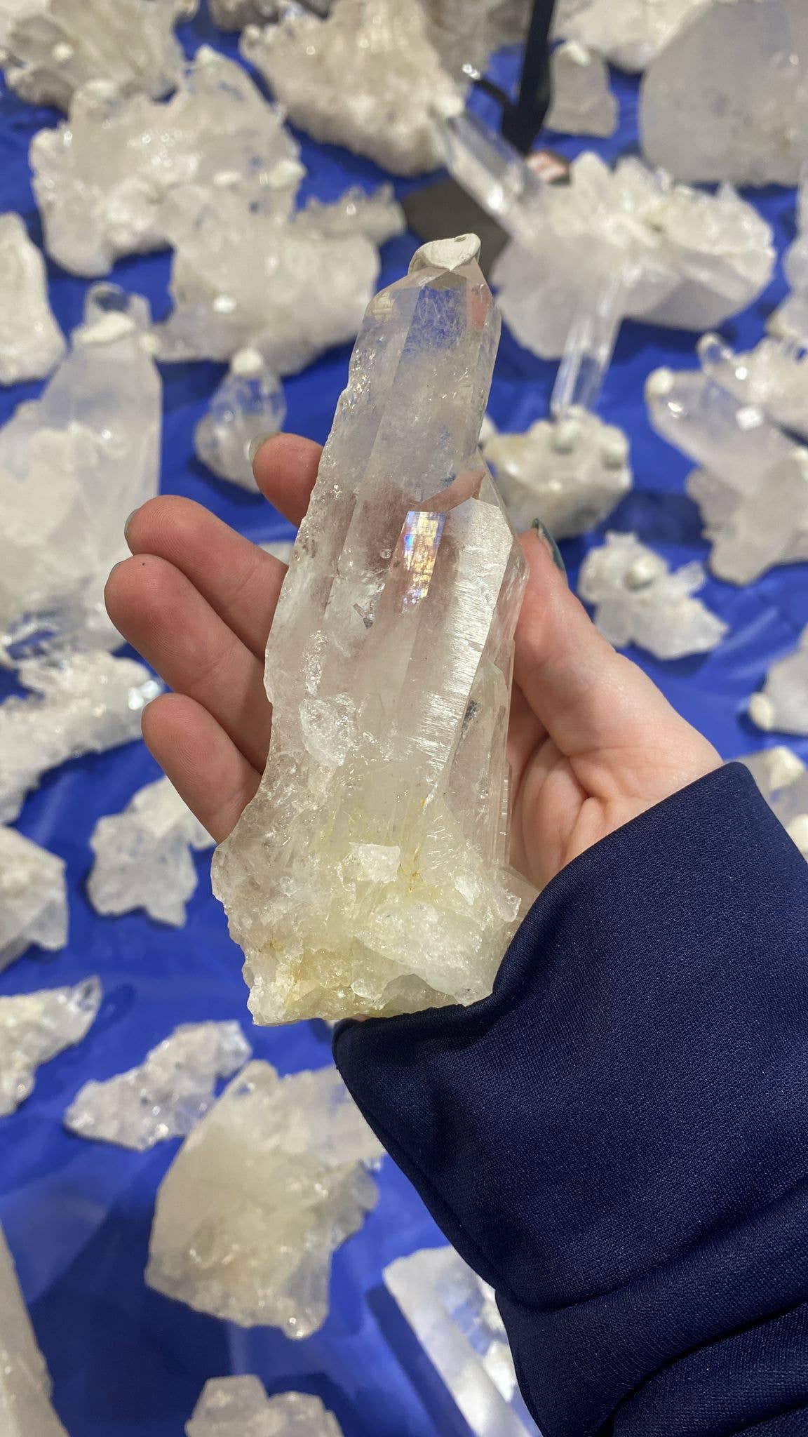 Quasar Gems USA - Vendita all'ingrosso Pietra/cristallo spirituale - Cluster di quarzo trasparente1