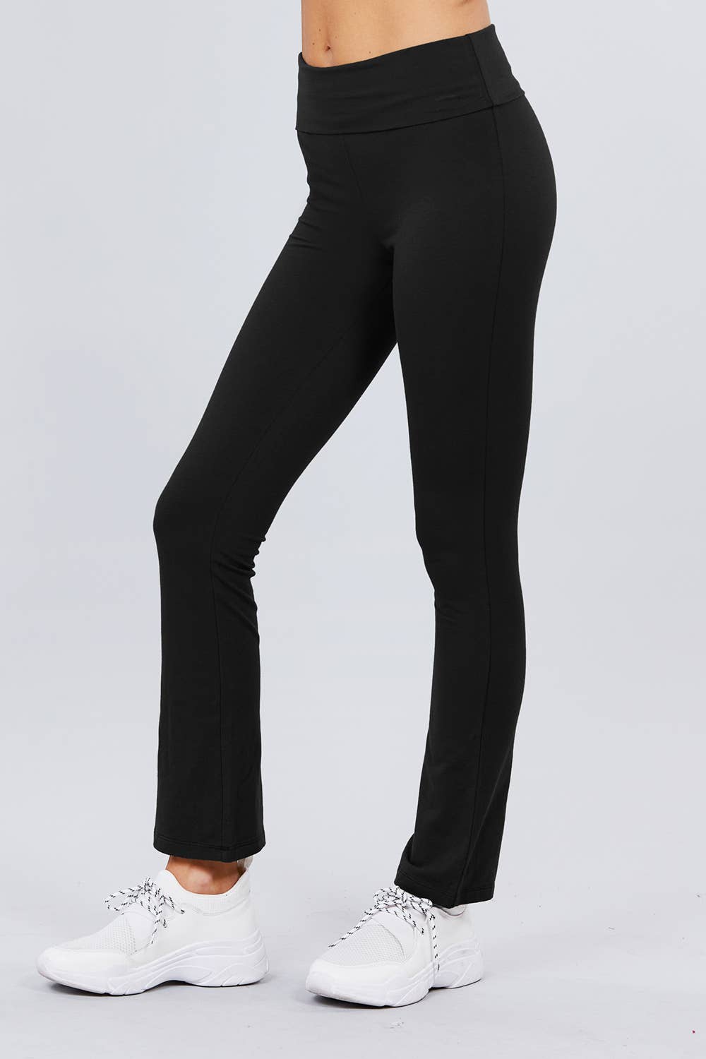 Active Basic | Active USA - Wholesale Sportbroek - Dames - Yoga legging met tailleband en wijde pijpen41