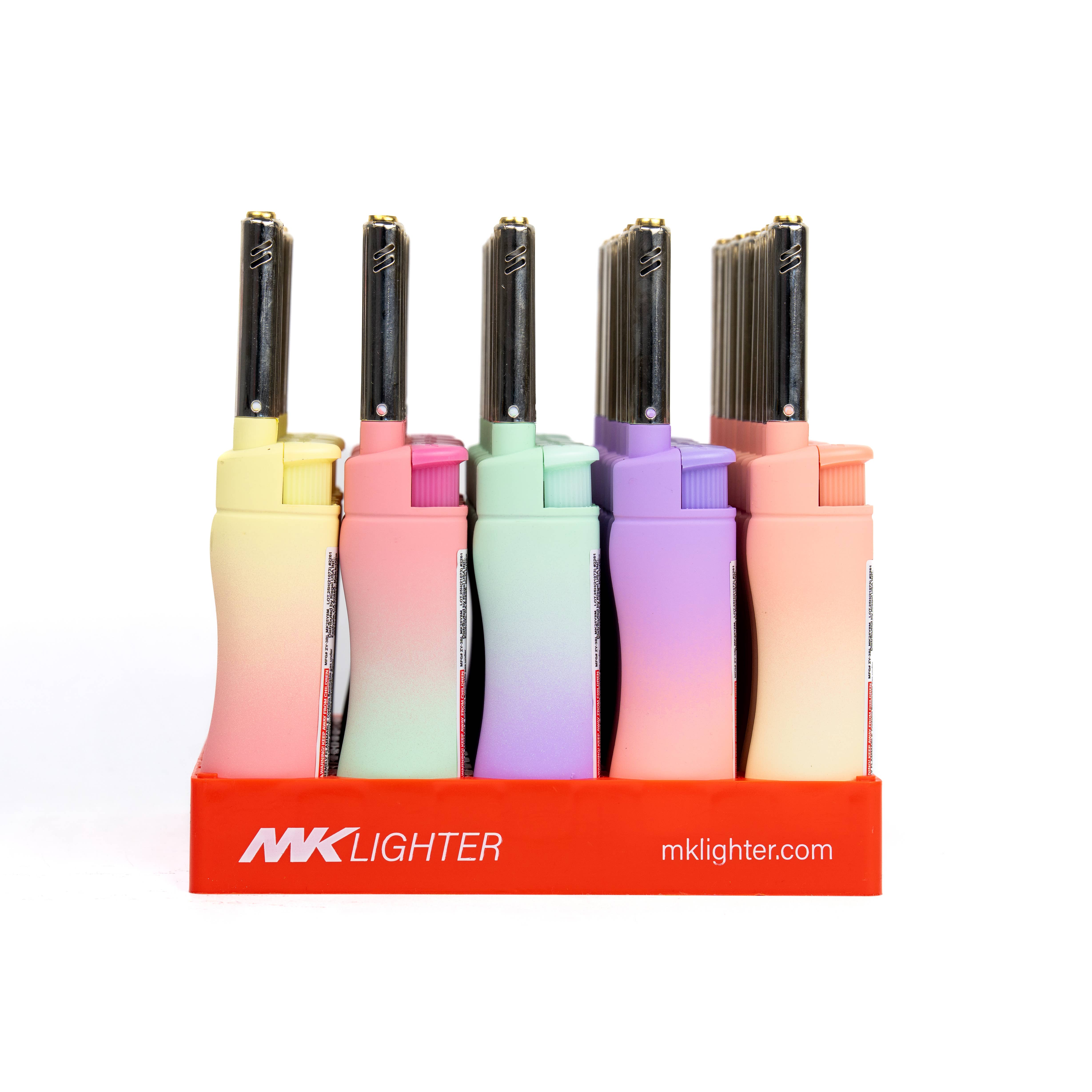MK Lighter Company - Venta al por mayor Encendedor - Serie MK Lighter Range, Set Dreamy, Llama a prueba de viento 50PC1