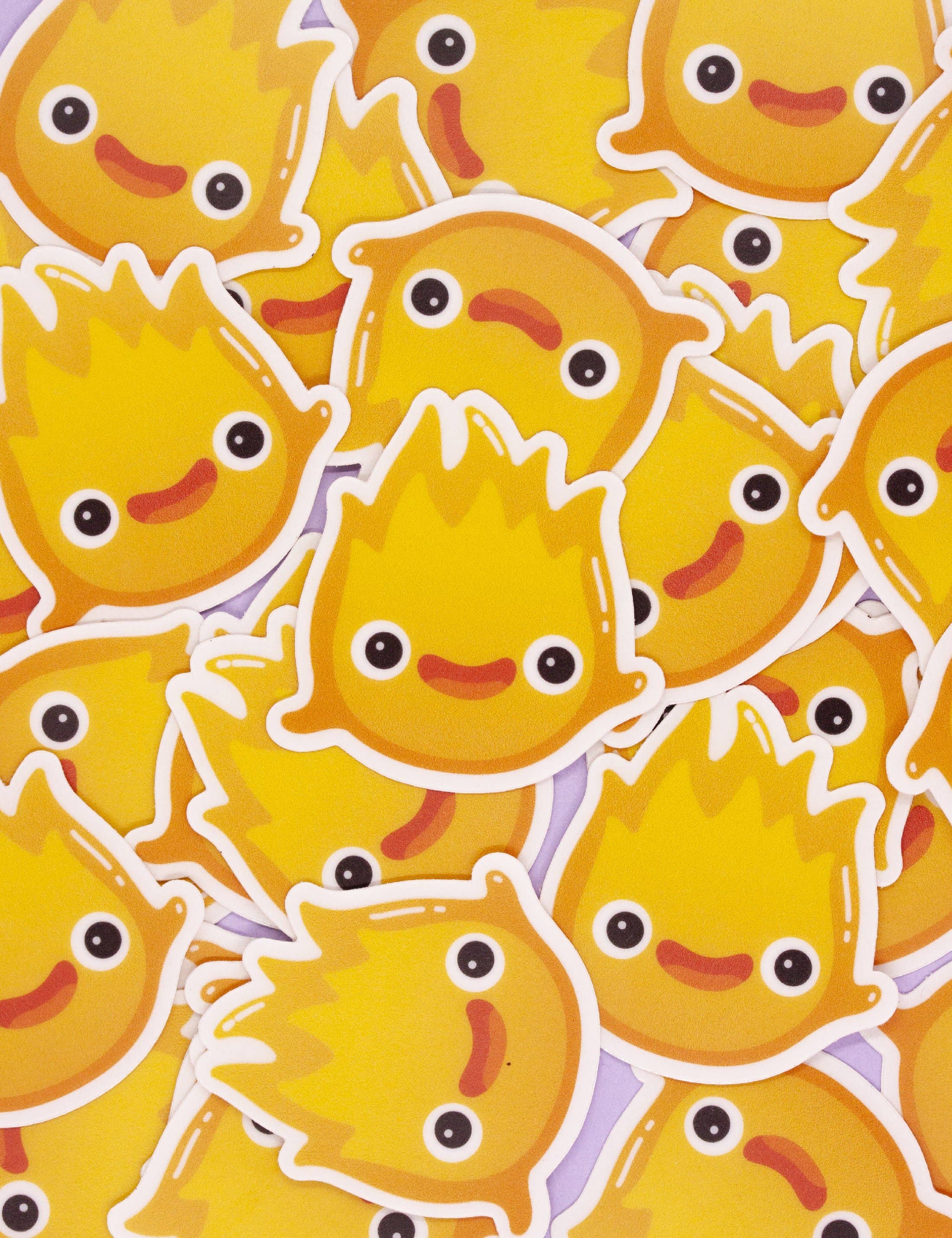 Joanna Behar - Vente Autocollant - Autocollant décoratif en vinyle transparent Calcifer1