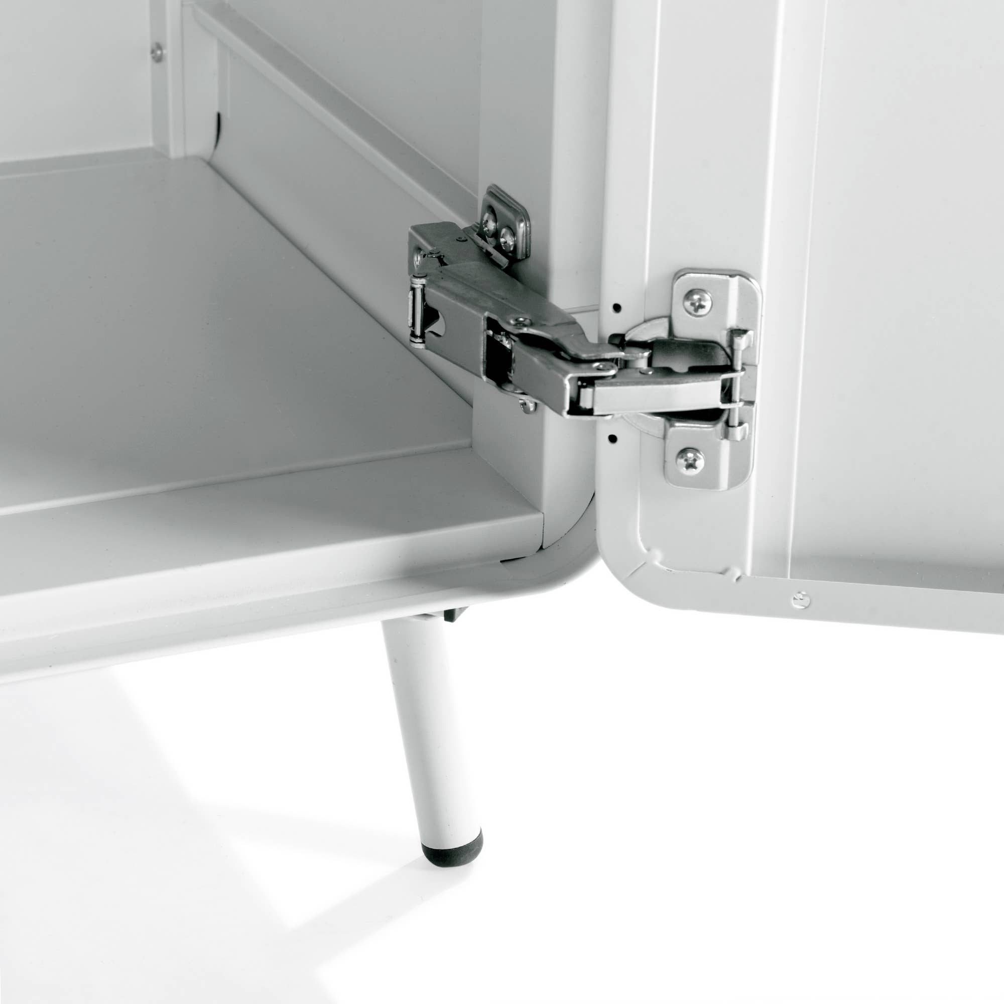 HOMYCASA DESIGN INC - Wholesale Cabinet - Industrial 2-Door Steel Storage Cabinet - 31.5" Wide9