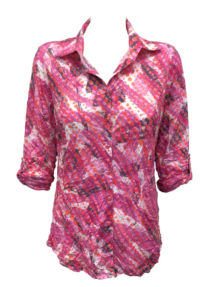 ROLL-UP ÆRME SKJORTE - STEDMODERBLOMST 8600 for engroshandel hos David Cline