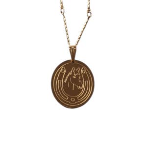 Lange ketting amulet paard for wholesale by Feestbeest-kids