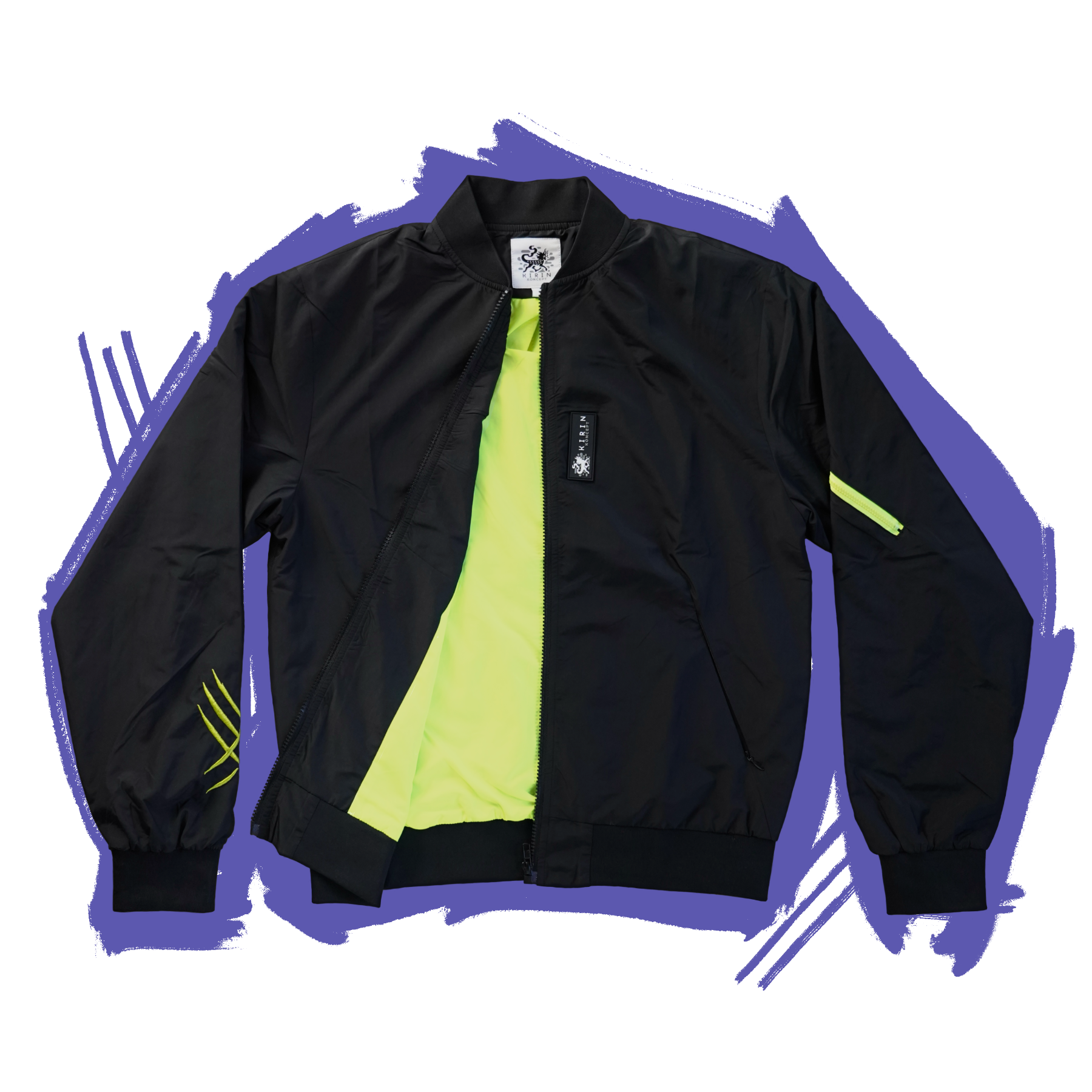 Kirin Koncept - Wholesale Bomber Jacket - Women's - Slashed - Lightweight Bomber Jacket1