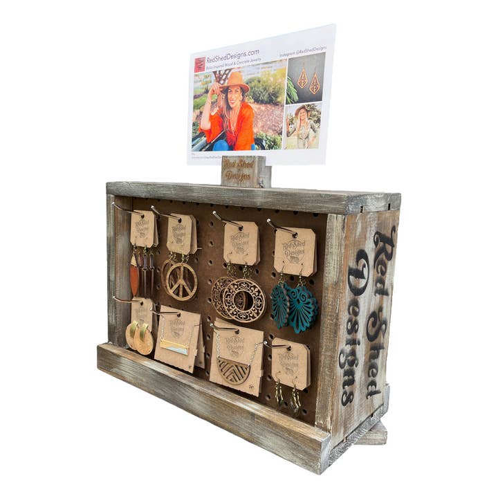 Small Spinner Display Kit - 12" (32 best selling pieces) for wholesale by Red Shed Designs