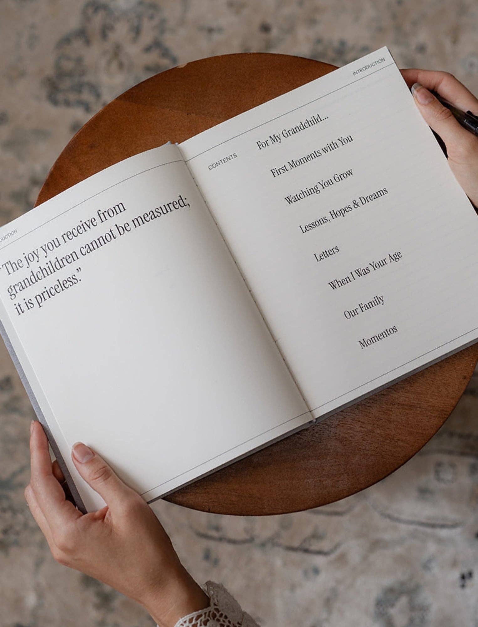 Jenessa Wait - Wholesale Journal/Diary - For My Grandchild: Letters and Memories Journal1