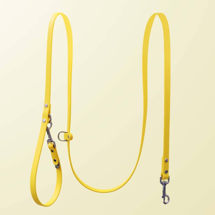 Laisse pour chien mains libres - laisse convertible imperméable en Biothane pour la vente par Mimi Green