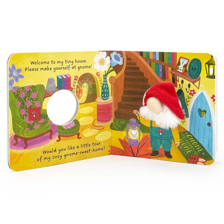 Cottage Door Press - Wholesale Baby & Toddler Book (0-2) - Gnome Sweet Home Finger Puppet Board Book1