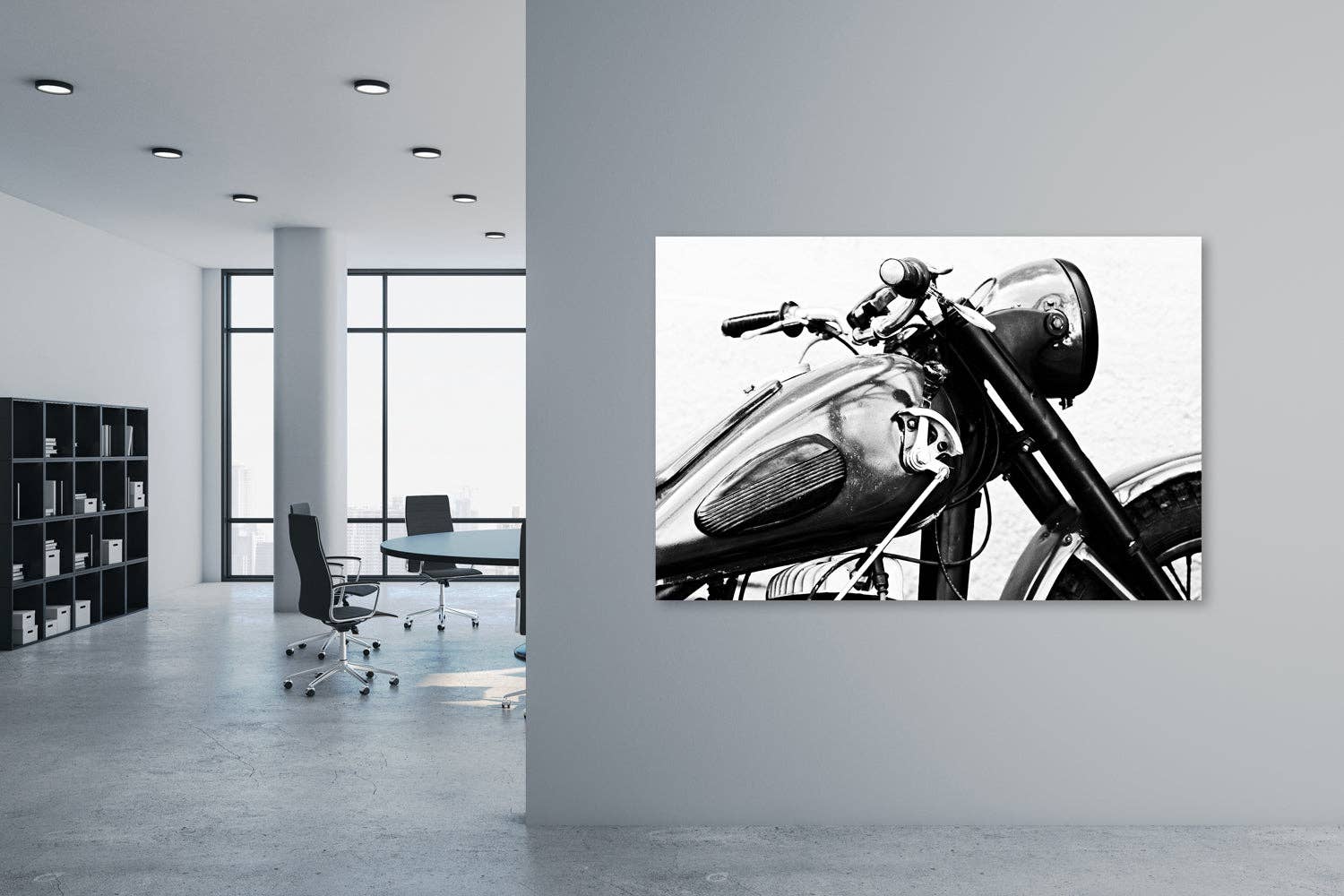 Queence - Vente Décoration murale - Image acoustique - vieille moto1