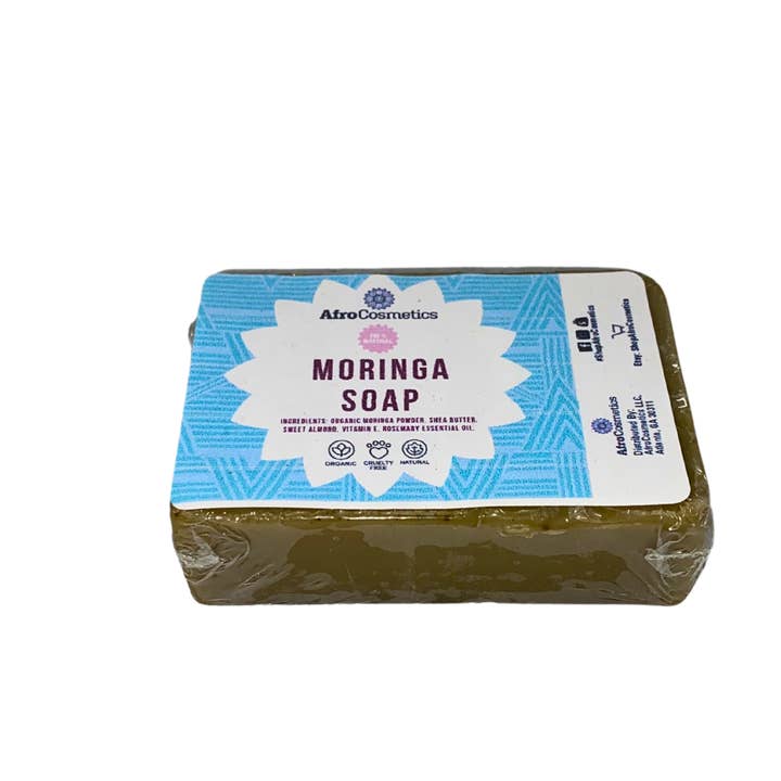 AfroCosmetics & Culture - Wholesale Bar Soap - Moringa Soap With Vitamin E Oil Shea Butter, Moisturizing