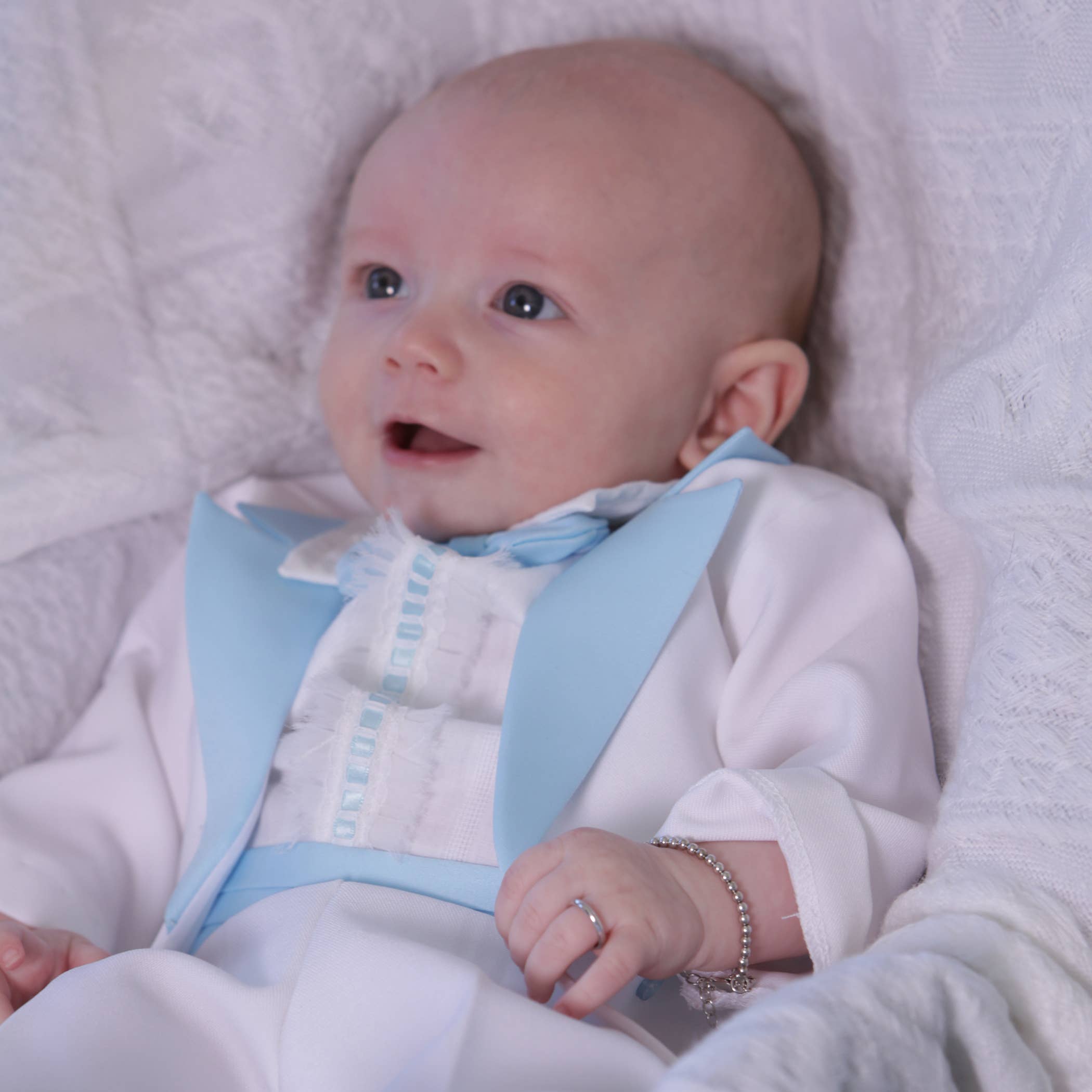 Cherished Moments - Venta al por mayor Pulseras de abalorios/colgantes - Pulsera con cruz de plata esterlina para niño Baptism to Bride™3