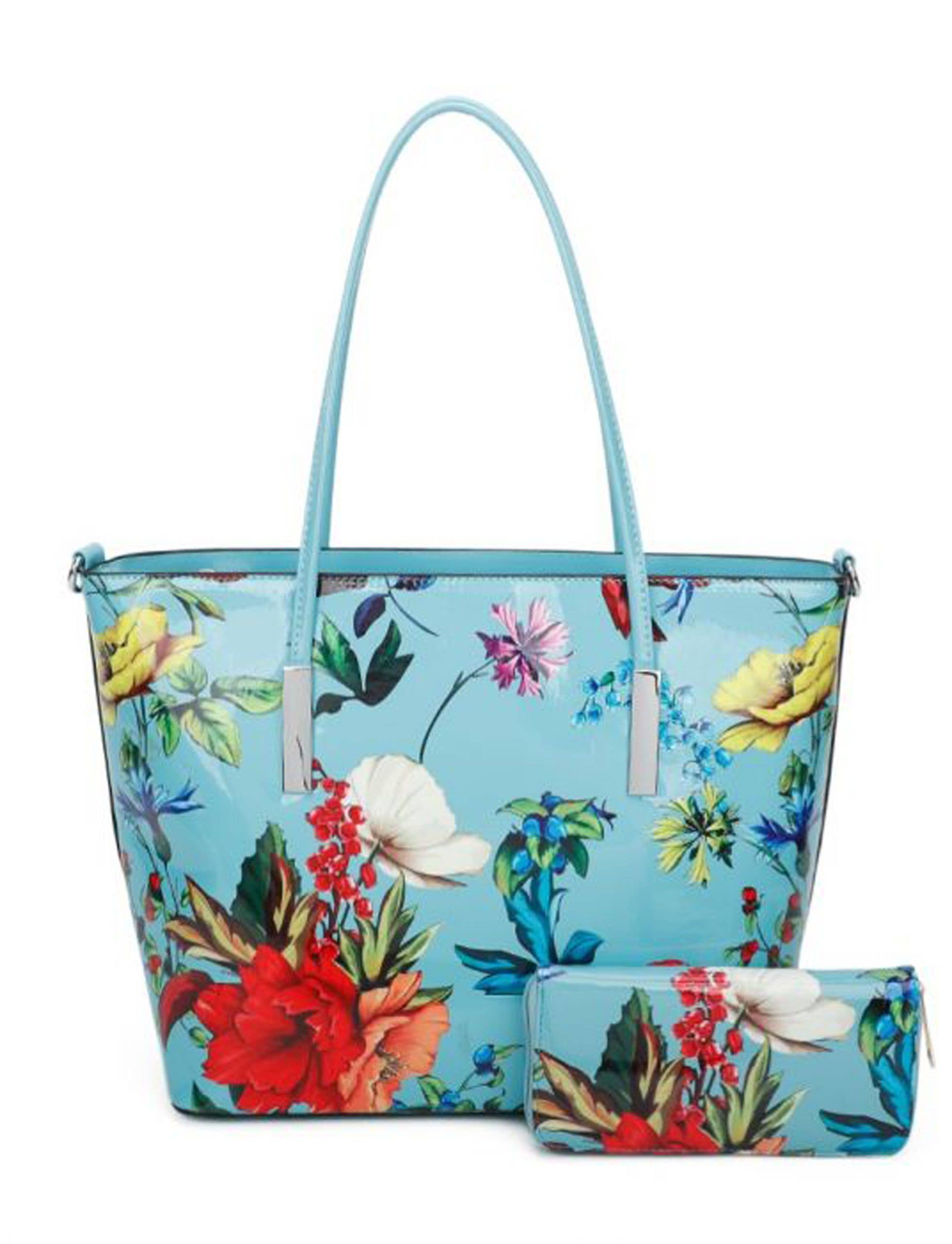 Ellas Trading - Wholesale Draagtas - Dames - Levendig Ontwerp Ruime Bloemen Schoudertas6