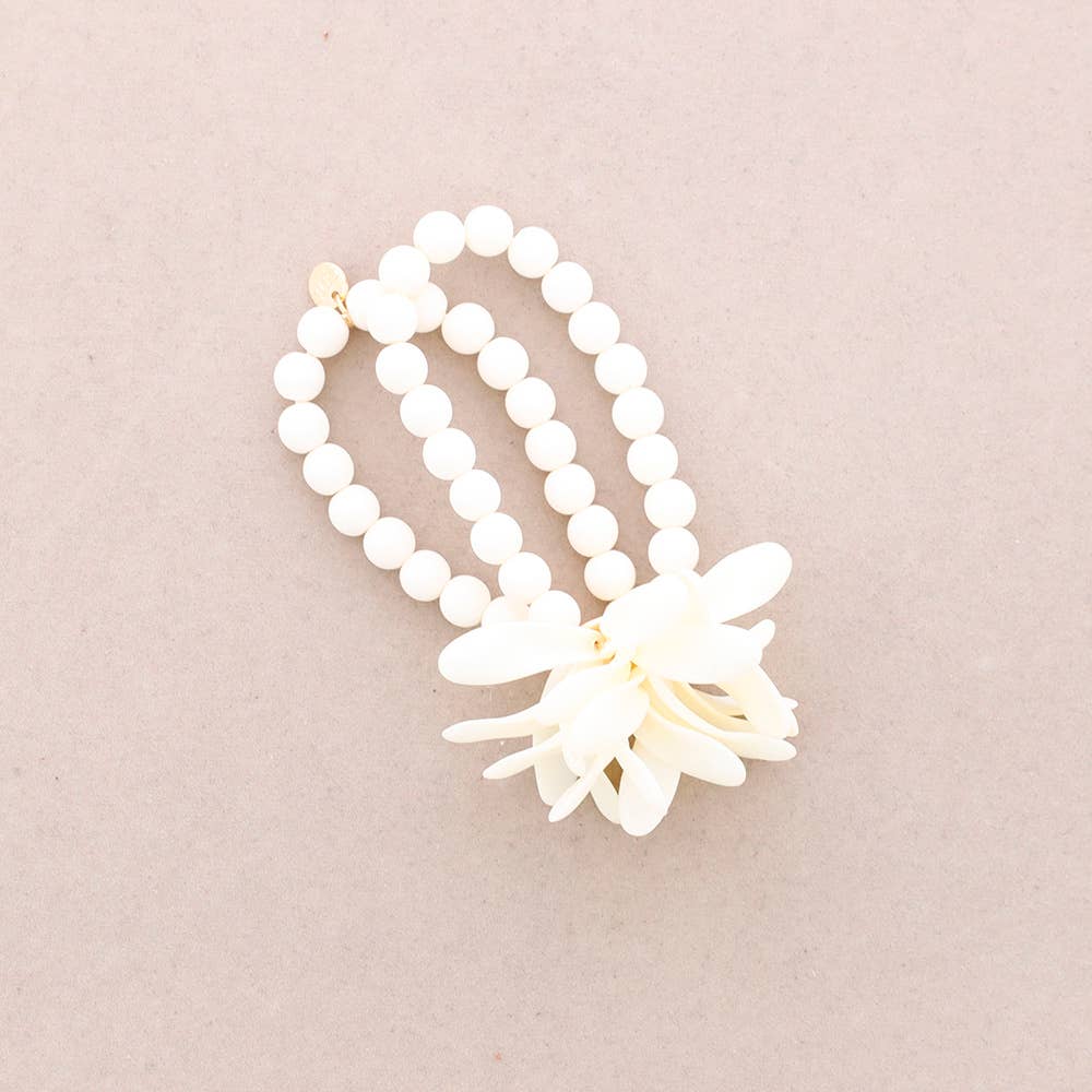 Sonata - Wholesale Beaded Bracelet - ELASTIC BRACELET RESIN FLOWER BEADS2