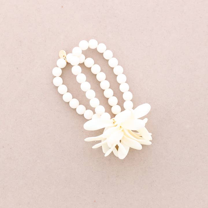 Sonata - Wholesale Beaded Bracelet - ELASTIC BRACELET RESIN FLOWER BEADS2