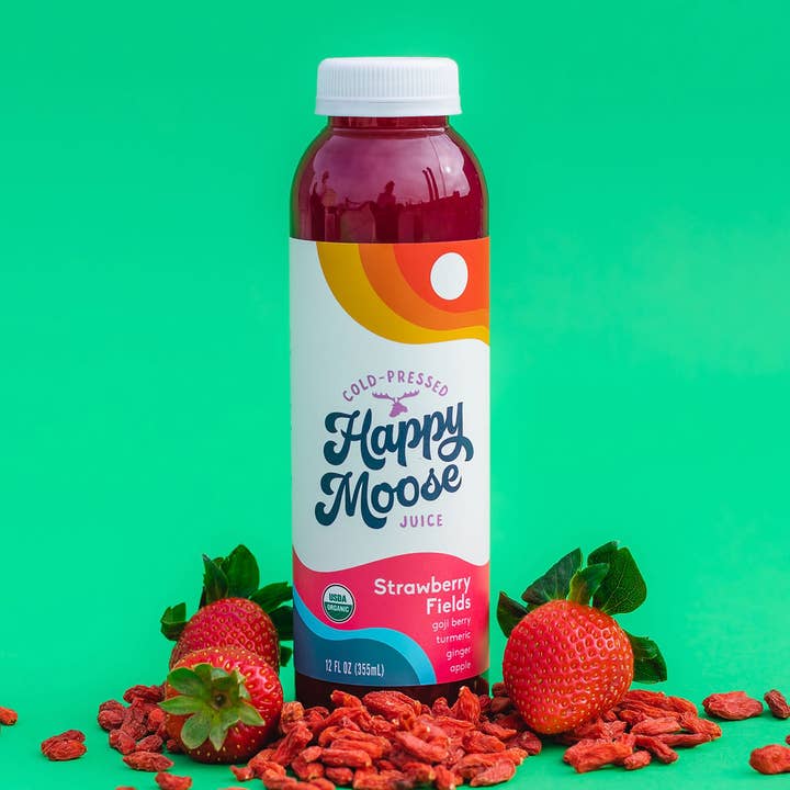 Happy Moose Juice - Wholesale Wellness Juice/Tonic - Coffee Shop Starter - Cold-Pressed Juice - 4 Recipes x 9