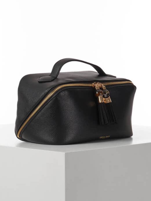 Carmel Black Make Up Pouch for wholesale by Luella Grey London