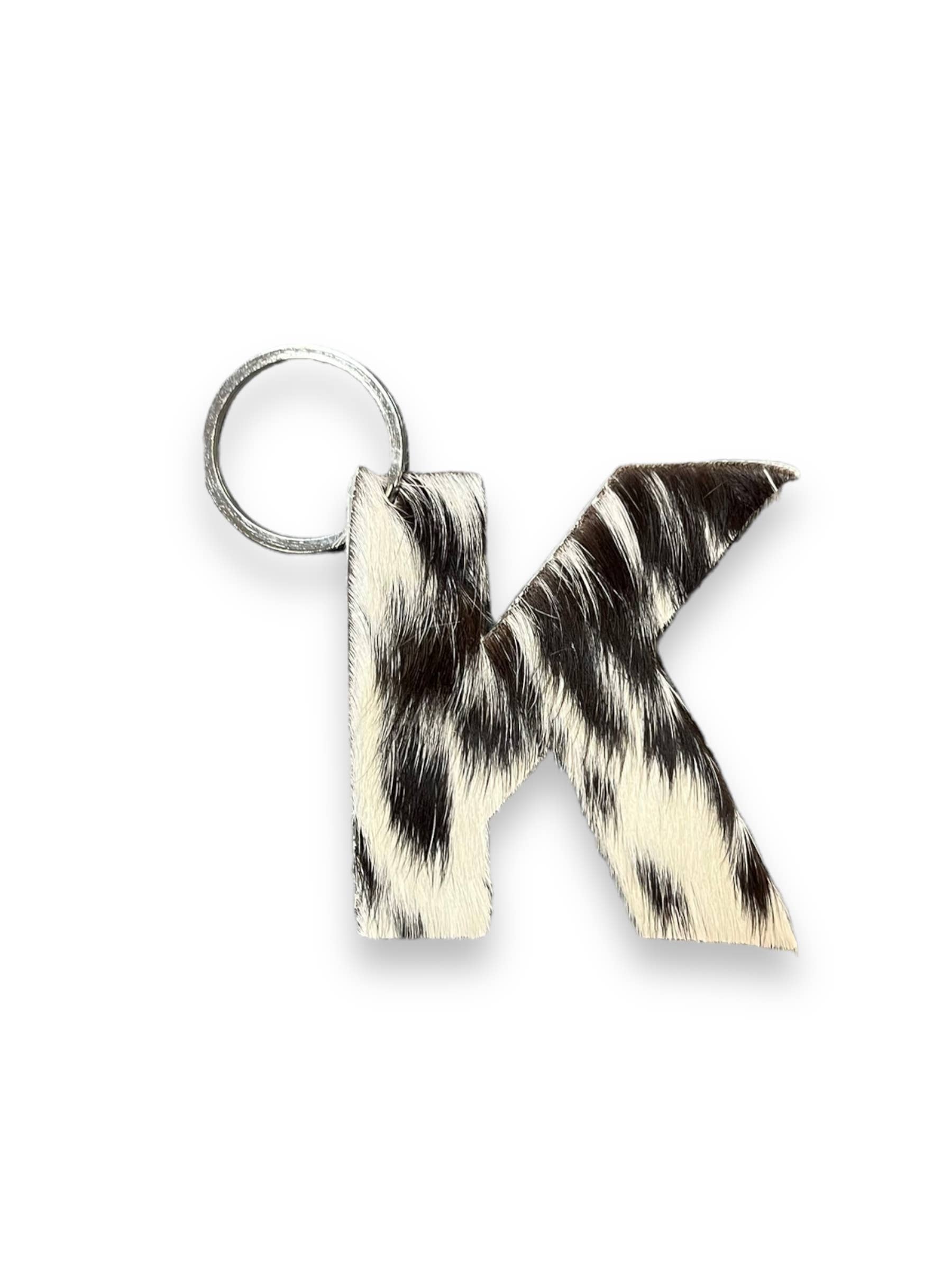 Western Linens - Wholesale Keychain - Unisex - Alphabet Cowhide Key Chains3