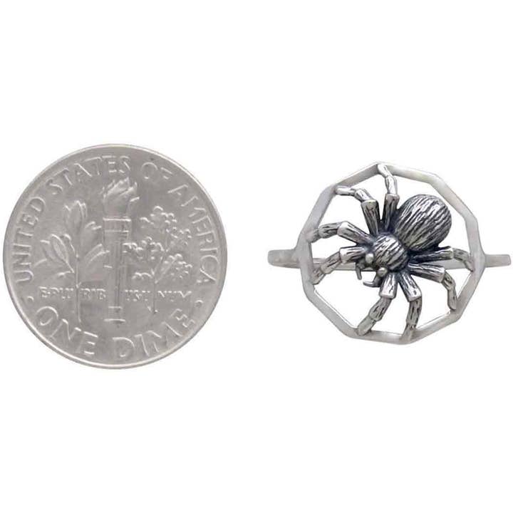 Nina Designs - Wholesale Cocktail/Statement Ring - Sterling Silver Spider Ring