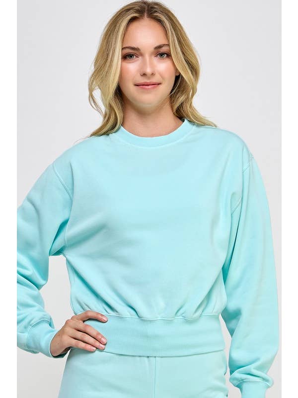 Vanilla Monkey - Wholesale Sweatshirt - Women's - Basic Burnout Fleece Sweatshirt6