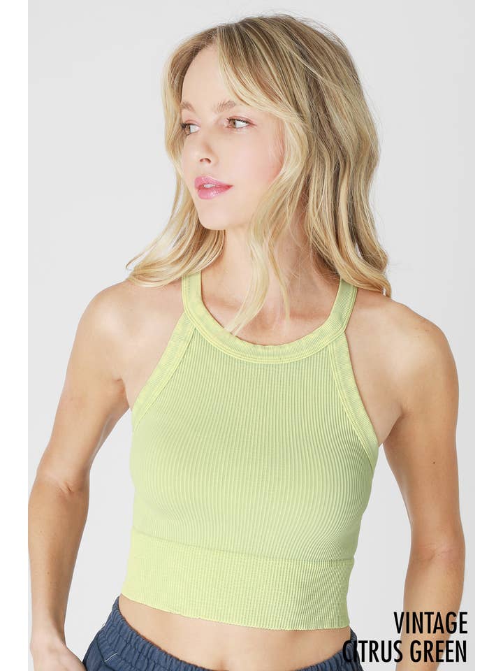 NIKIBIKI - Wholesale Knit Top - Women's - NS8307- Vintage High Neck Crop Top3