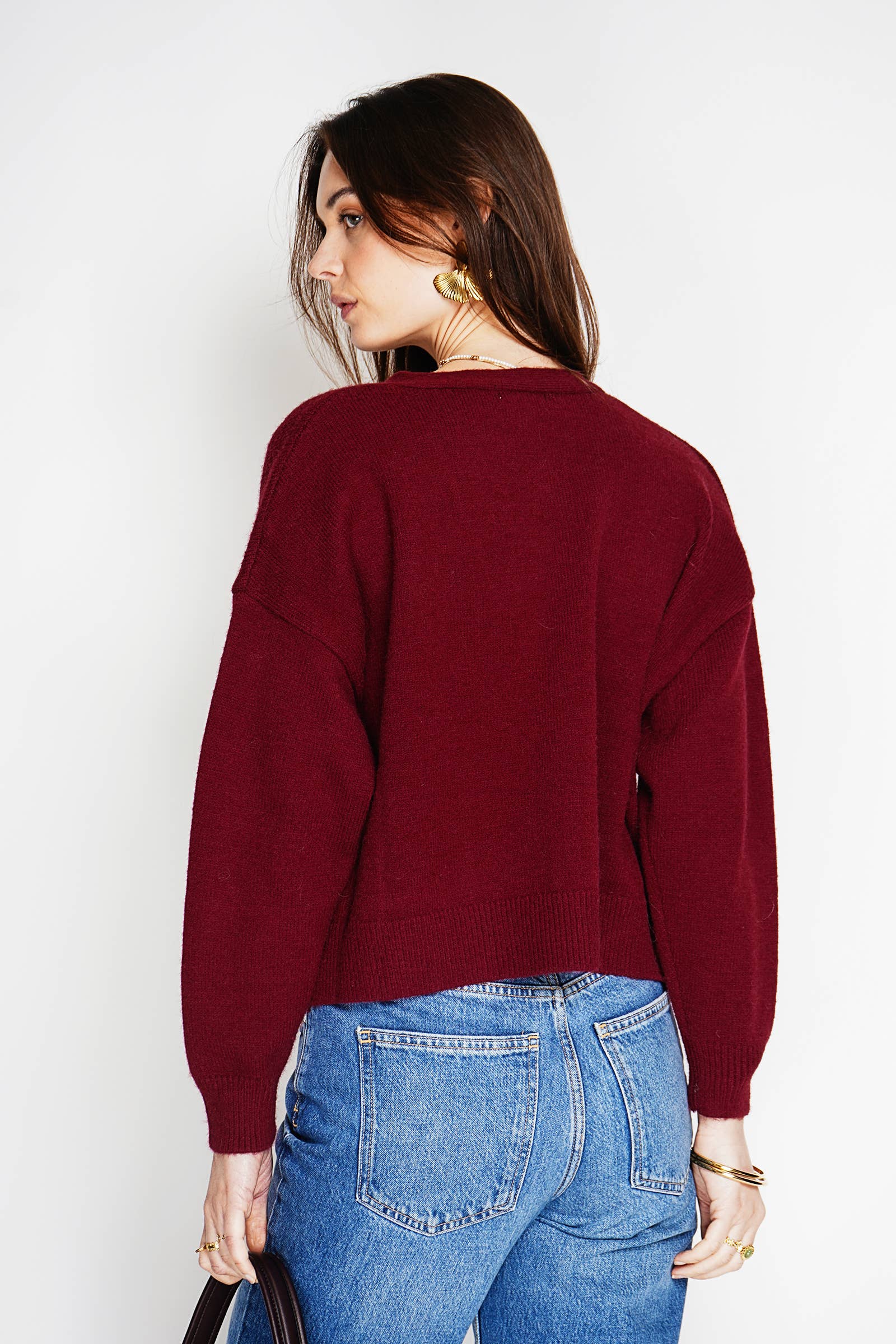 NOELINE – Cardigan - Mulher por atacado – Cardigã abotoado 260352