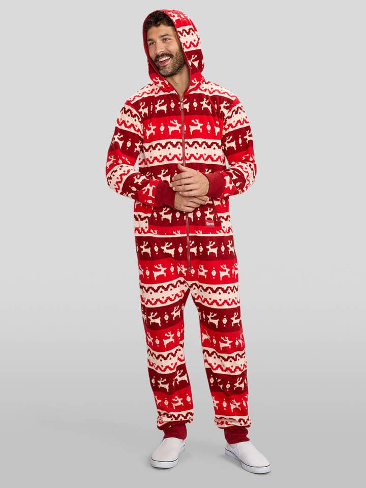 Combinaison de Noël à la maison - Grenouillère de Noël pour homme pour la vente par Tipsy Elves